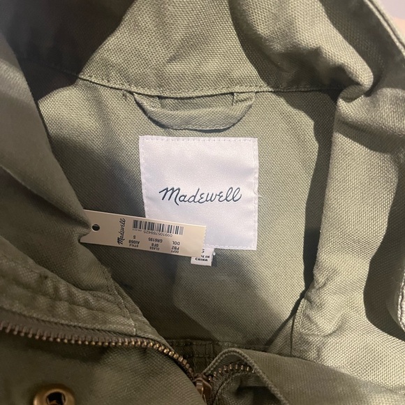 NWT MADEWELL COTTON MILITARY FLEET JACKET - Picture 5 of 8